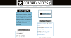 Desktop Screenshot of celebrityaccessinc.com